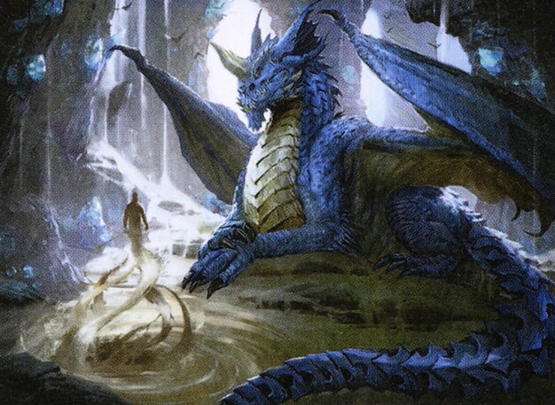 Young Blue Dragon // Sand Augury