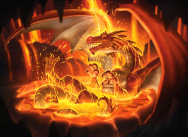 Young Red Dragon // Bathe in Gold