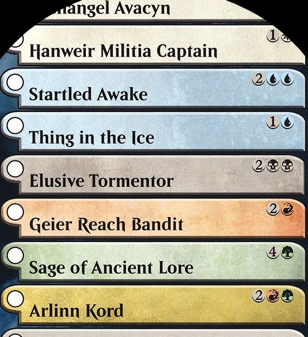 Shadows Over Innistrad Checklist 2